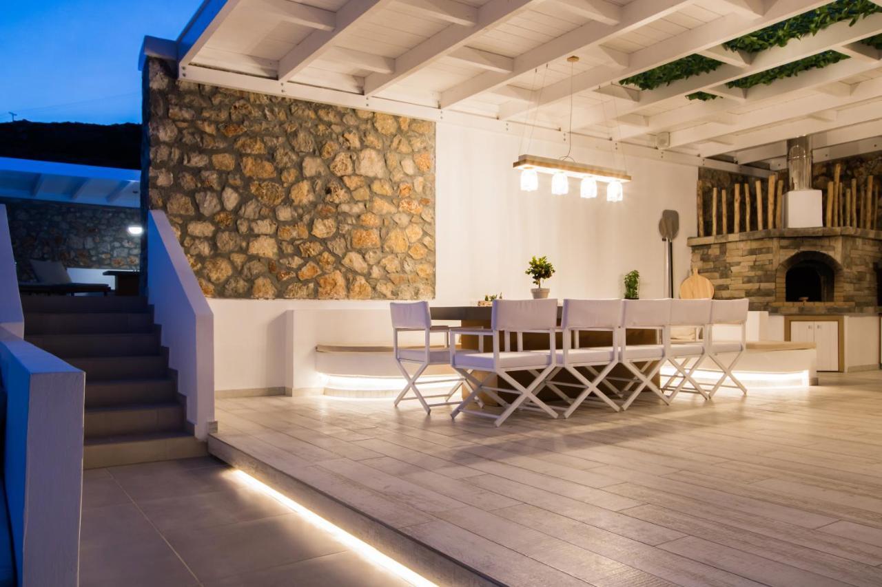 Theros Luxury Villas Damatria Exteriér fotografie